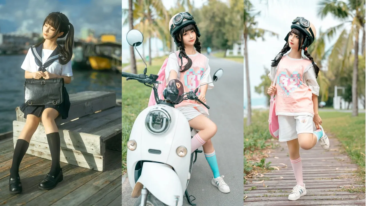 高质量coser@蠢沫沫 新作 海风+小电车 [0V139P_142.11MB]